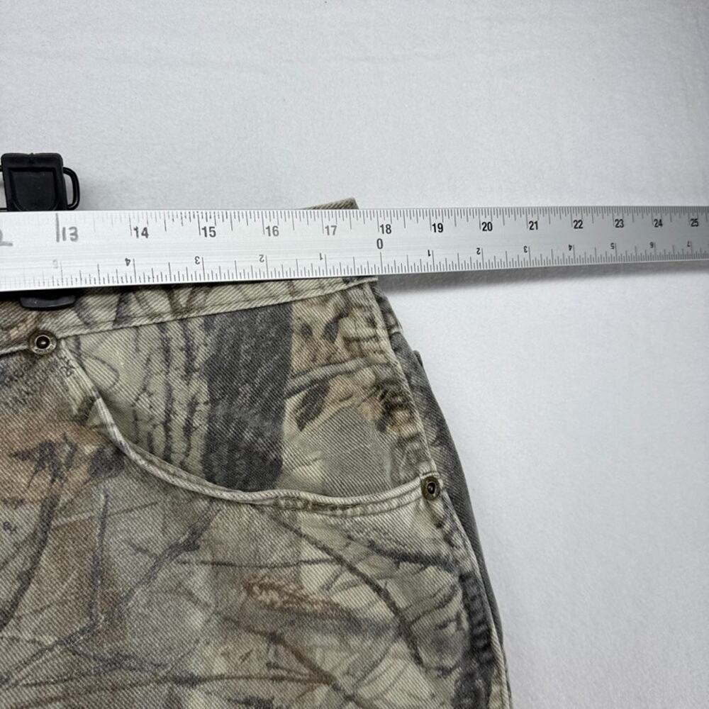 Vintage Realtree Camo Pants Men's 35x27 Green Hardwoods Straight hunting 90s - Picture 6 of 10
